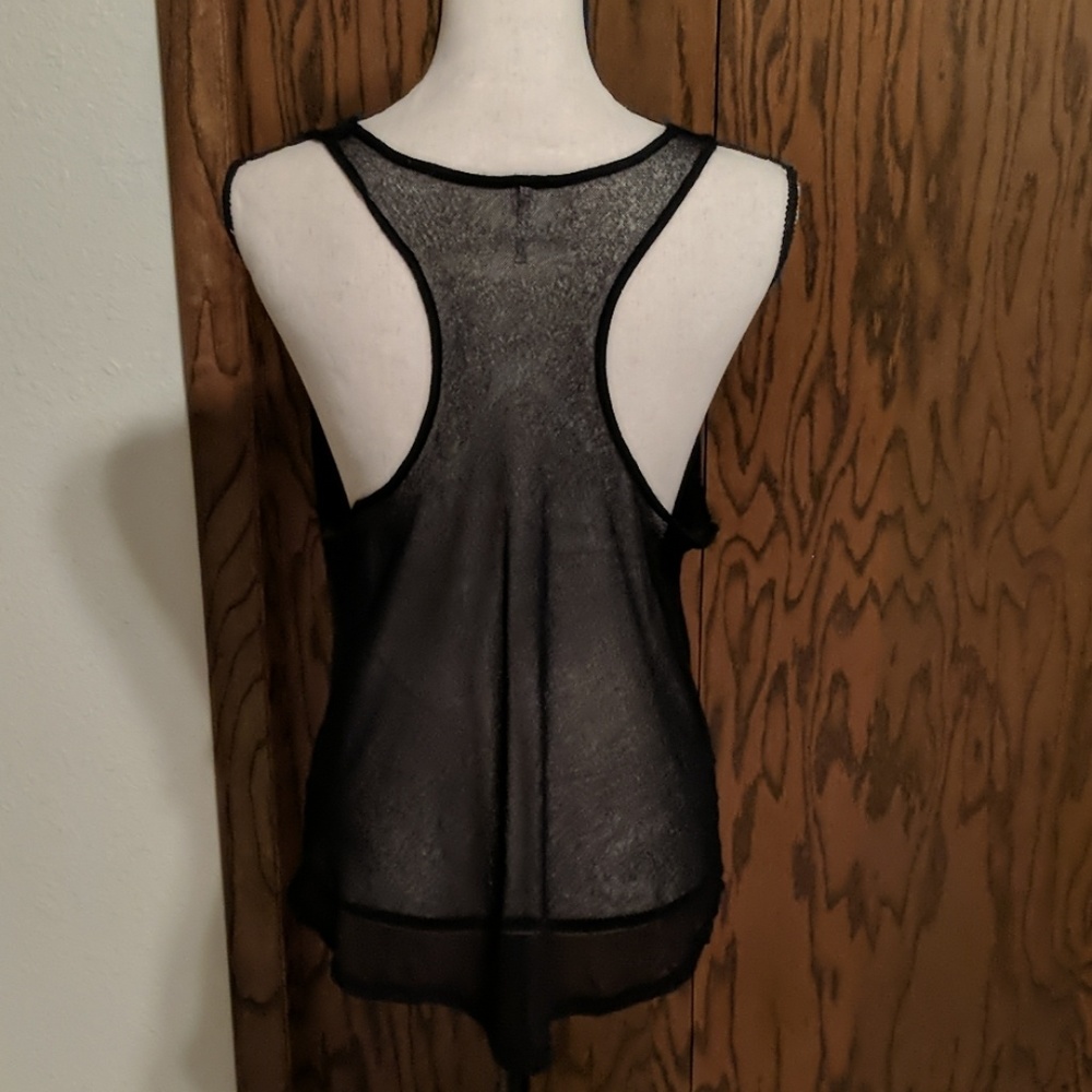 Sheer Back Tank Top - Picture 2 of 6